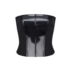 Skims stretch vinyl corset NWT